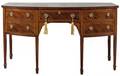 Baker Federal style mahogany sideboard with overall line inlay
