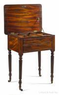 Sheraton mahogany stand