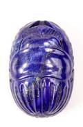 Hand Carved Lapis Lazuli Scarab