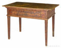 Scandinavian painted pine work table mid 19th c