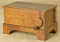 Continental fruitwood music box mid 19th c