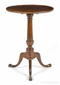 George III mahogany candlestand late 18th c