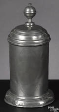 German pewter tankard early 19th c