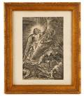 17th C Galle Engraving for Breviary Resurrection