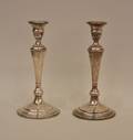 Mid 20th C American Sterling Silver Candlesticks