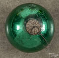 Emerald green round kugel