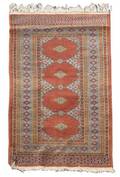 Hand Woven Bokhara Throw Rug 2 8 x 4 1