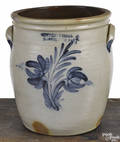 Pennsylvania fourgallon stoneware crock 19th c