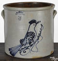 New York stoneware crock 19th c