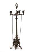 French Empire Style Bronze Five Light Candelabra