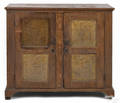 Pennsylvania painted poplar wall cupboard 19th c