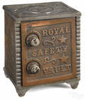 Cast iron  Royal Safety Vault  combination bank