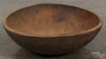Turned wooden bowl
