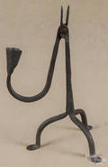 Wrought iron rush light candle holder