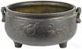 Japanese bronze cauldron