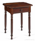 Pennsylvania Sheraton cherry onedrawer stand