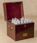 Mahogany apothecary box