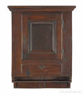 Pennsylvania walnut hanging cupboard ca 1750