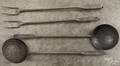 Four Pennsylvania wrought iron utensils