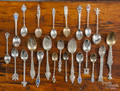 Group of silver collectors spoons