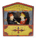 Cast iron Punch and Judy mechanical bank