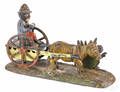 Cast iron Bad Accident mechanical bank
