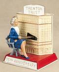 Cast iron Trenton Trust mechanical bank