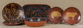 Eight pieces of Ned Foltz redware