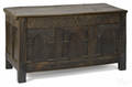 Jacobean carved oak blanket chest late 17th c