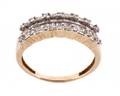 Ladies 14k Gold  Diamond Golden Gate Ring