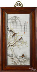 Chinese porcelain plaque 19th c