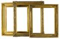 Three giltwood frames