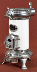 Steel and enamel toy parlor stove