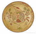 Bucks County Pennsylvania sgraffito redware plate ca 1810