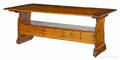 New England pine bench table early 19th c