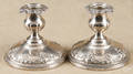 Pair of Wallace weighted sterling silver candlesticks