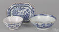 Two Delft blue and white bowls 18th c