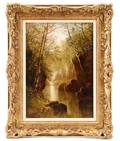 Thomas Henry Gibb Signed 1861 Landscape Oil