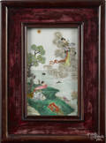 Chinese porcelain panel 19th c