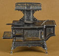 Detroit Stove Works cast iron and nickel  Jewel Range Jr  salesman sample stove