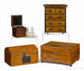 Miniature mahogany chest of drawers