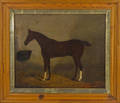 Oil on canvas portrait of a horse 19th c