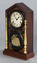 Ingraham  Doric  rosewood shelf clock