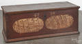 Pennsylvania painted pine blanket chest