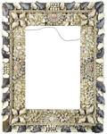 Shell decorated frame