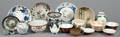 Assorted Asian porcelain tableware