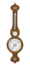 English oak barometer