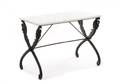 French Empire Style Cast Iron  Marble Table
