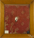 Framed silk handkerchief