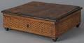 Parquetry inlaid dresser box